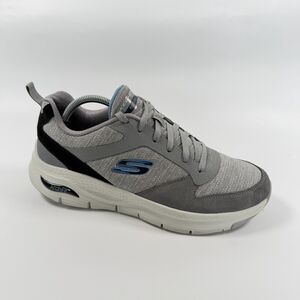 Skechers Roykon Arch Fit Shoes Mens Comfort Walk Memory Foam Gray Size 10.5